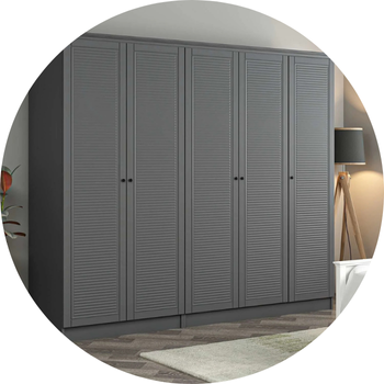 5-Door Cabinet & Wardrobe