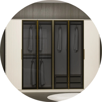 Closet & Wardrobe 6 Doors