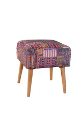 Tommy Kare Puf Kilim Desenli