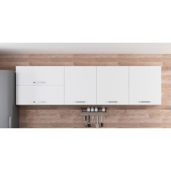 Minar 270 Cm 270-B1-top Modular Kitchen Cabinet White