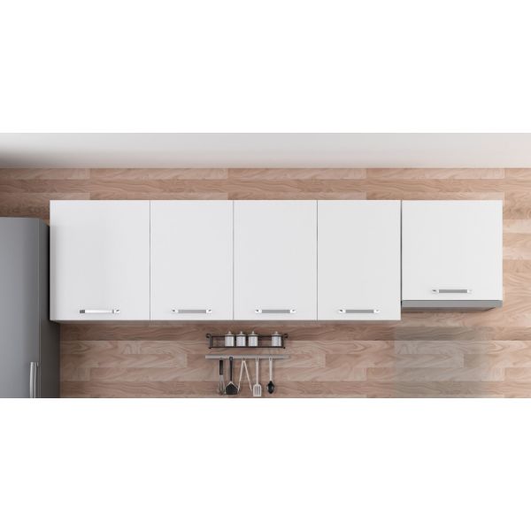 Minar 270 Cm 270-B4-top Modular Kitchen Cabinet White