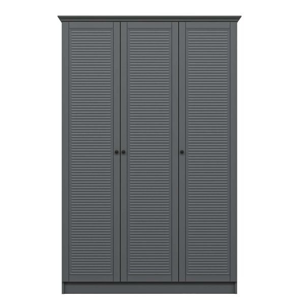 Kale 3 Door 2C Crowned Cabinet Anthracite Mebrane Shutter Anthracite