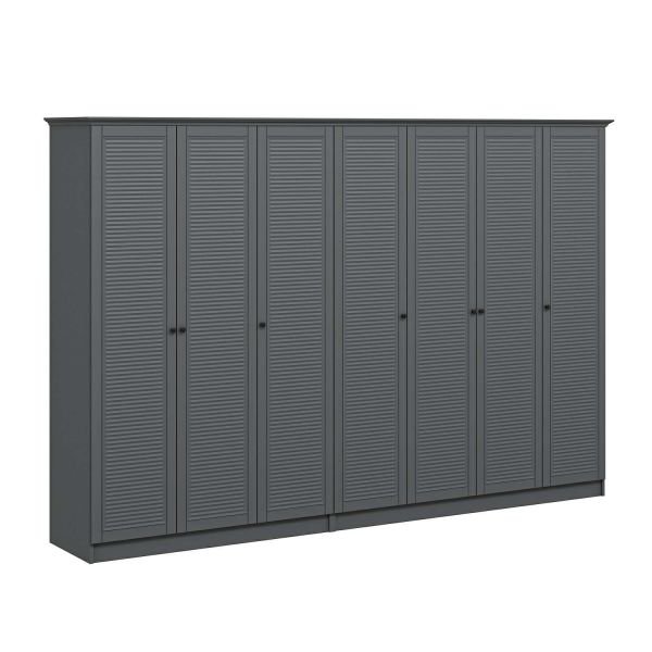 Kale 7 Door 4C Crowned Cabinet Anthracite Membrane Shutter Anthracite