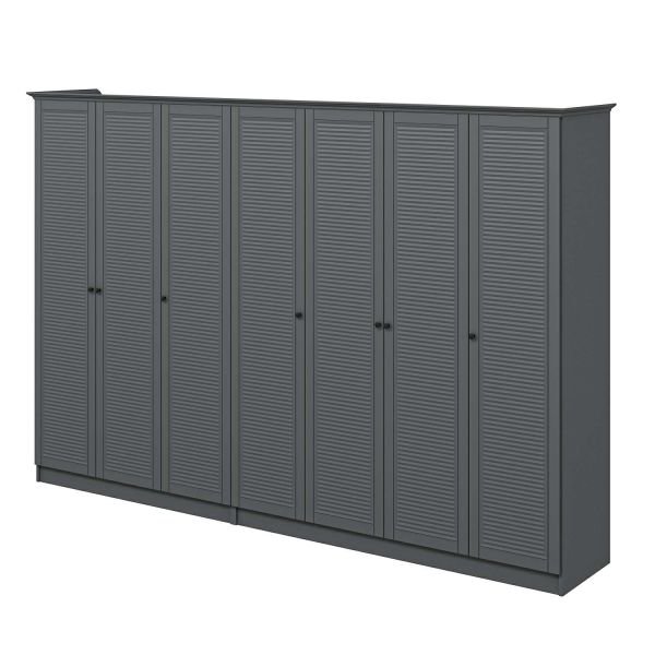 Kale 7 Door 4C Crowned Cabinet Anthracite Membrane Shutter Anthracite