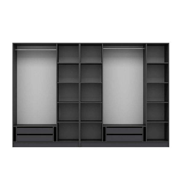 Kale 7 Door 4C Crowned Cabinet Anthracite Membrane Shutter Anthracite