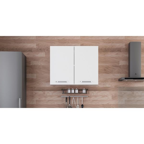 Mina is 90 cm Kitchen Cabinet White 90-B1-Up Module