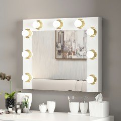 Armin Lighted Vanity Mirror - White