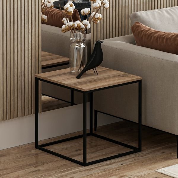 Başak Metal Leg Center Table - Dore