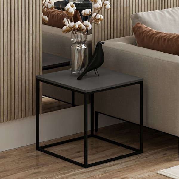 Başak Metal Leg Center Table - Anthracite