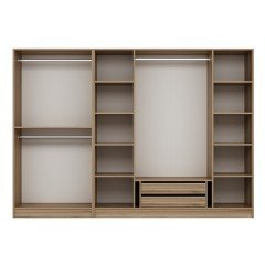 Minar Kale 6 Sections 2 C Wardrobe Dore