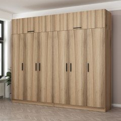 Minar Kale 6 Doors 4 Cupboards And Wardrobe Gold