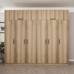 Minar Kale 6 Doors 4 Cupboards And Wardrobe Gold