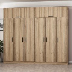 Minar Kale 6 Doors 4 Cupboards And Wardrobe Gold