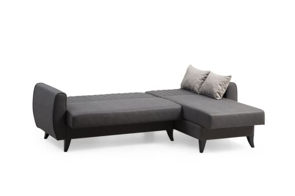 Alkon Storage Box Base L Corner Sofa - Dark Gray