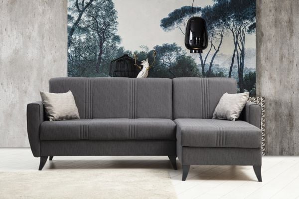 Zaden L-shaped Corner Sofa with Storage Base