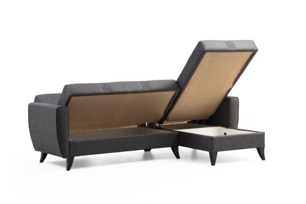 Zaden L-shaped Corner Sofa with Storage Base