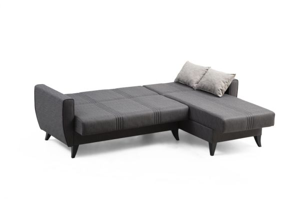 Zaden L-shaped Corner Sofa with Storage Base