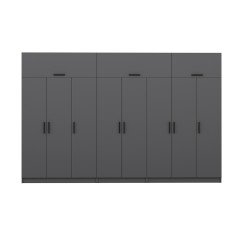 Minar Kale 8 Doors, 4 Drawers and Wardrobe Anthracite