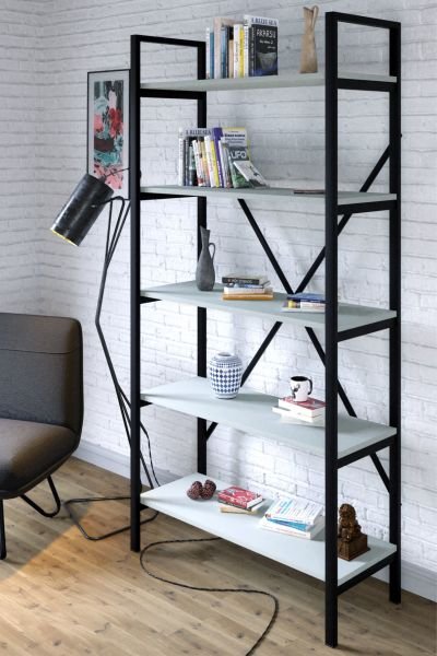 Ceramical Bookcase 90 - White