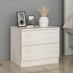 Kale Nightstand Tumbled White