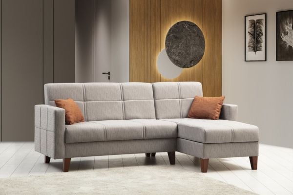 Polya Storage Base L Corner Sofa + Armchair Set