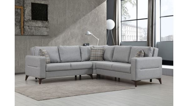 Crystal (2+K+2) L Corner Sofa Set