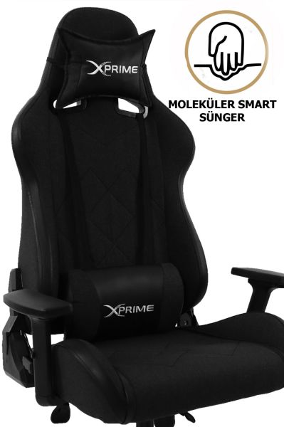 XPrime Titan Fabric Gaming Chair Black