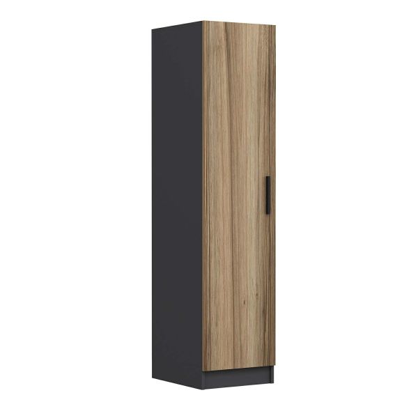 Minar Kale 1 Door Shelf Cabinet Anthracite - Dore