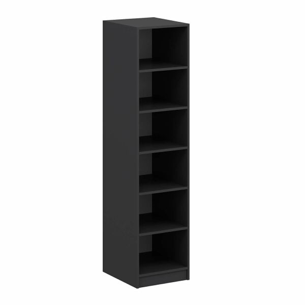 Minar Kale 1 Door Shelf Cabinet Anthracite - First Spring Mebran