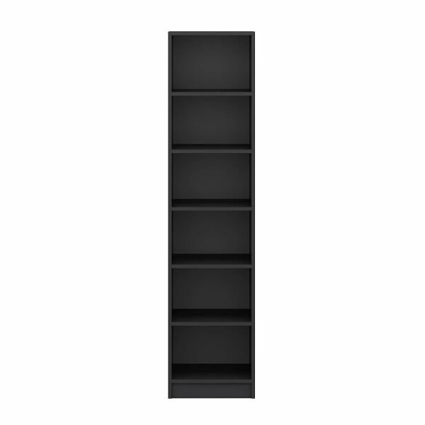 Minar Kale 1 Door Shelf Cabinet Anthracite - First Spring Mebran