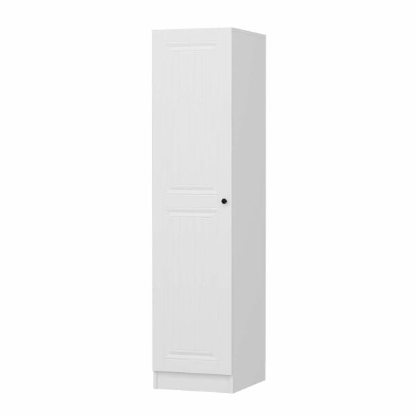 Minar Kale 1 Door Shelf Cabinet White - First Spring Mebran