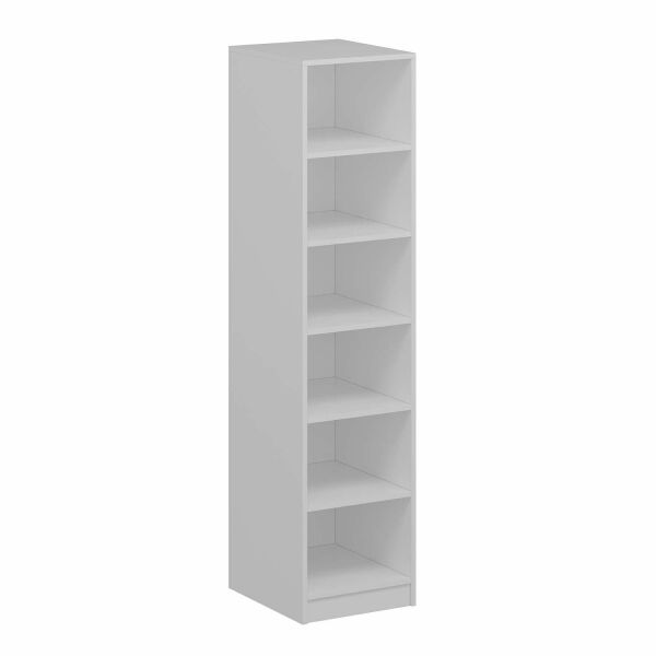 Minar Kale 1 Door Shelf Cabinet White - First Spring Mebran