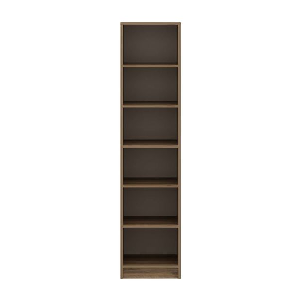 Minar Kale 1 Door Shelf Cabinet Dore - Anthracite Striped Mebrane