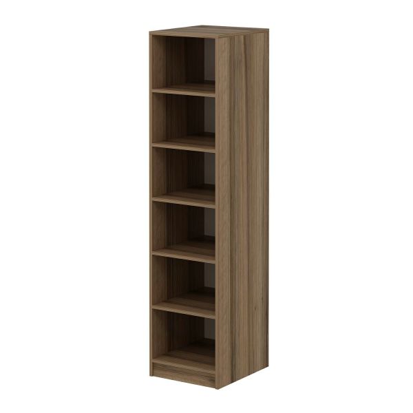 Minar Kale 1 Door Shelf Cabinet Dore - Anthracite Striped Mebrane