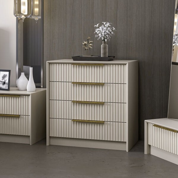 Kale Luxe 4C Dresser - Sandstone