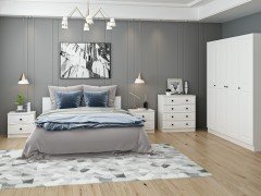 Kale Bedroom Set 62 White Membrane