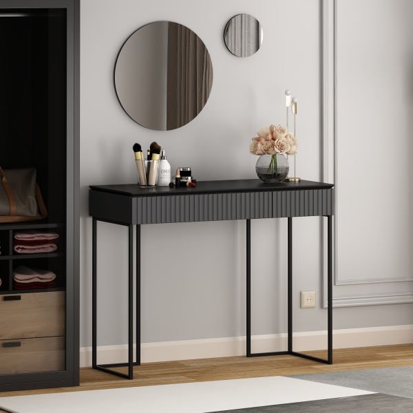 Kale Plus Makeup Table - Anthracite