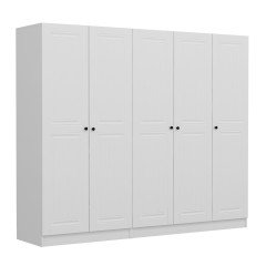 Castle 190 Cm 5 Membrane Lid Q2 Cabinet - White