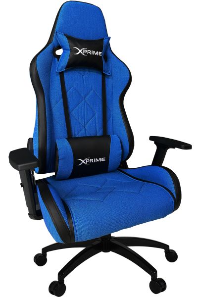 XPrime Titan Fabric Gaming Chair Blue