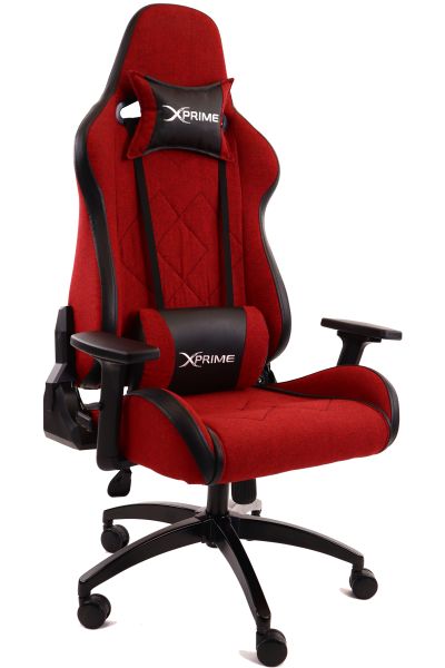 XPrime Titan Fabric Gaming Chair Red