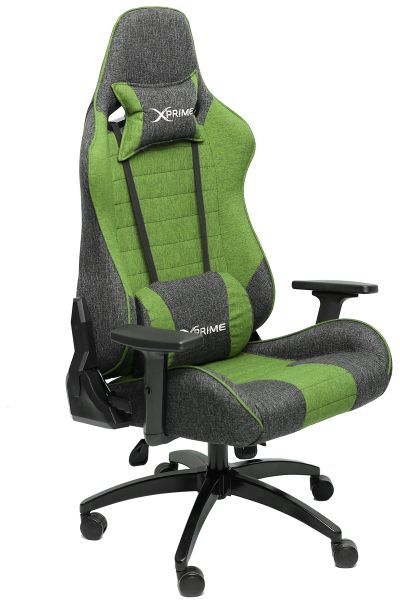 XPrime Omega Fabric Gaming Chair Green