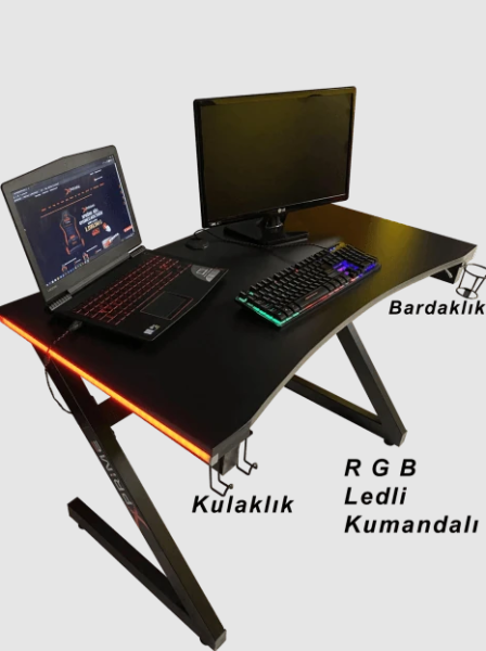 XPrime Markus RGB Led Gaming Desk