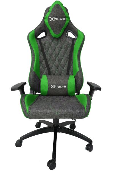 XPrime Team Fabric Gaming Chair Green