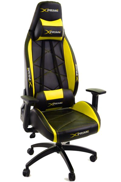 XPrime Tron Gaming Chair Yellow