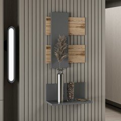 Belita Dresser & Wall Shelves - Ciragan / Anthracite