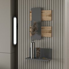 Belita Dresser & Wall Shelves - Ciragan / Anthracite