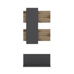 Belita Dresser & Wall Shelves - Ciragan / Anthracite