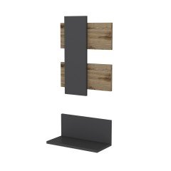 Belita Dresser & Wall Shelves - Ciragan / Anthracite