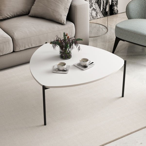 Minar Lenny Coffee Table - White