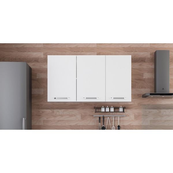 Minar 130 Cm 130-B1-top Modular Kitchen Cabinet White